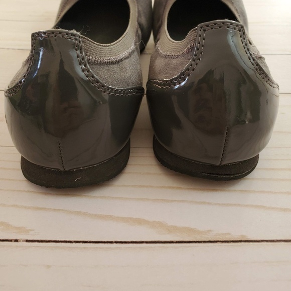 Seychelles Triangle Grey Flats - Picture 6 of 8